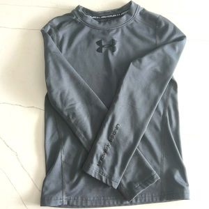 Under Armour - Youth YXS, Cold Gear, Grey, Used but excellent condition